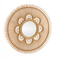 Зеркало Из ротанга Nogu единый размер бежевый LA REDOUTE INTERIEURS  фото, kupilegko.ru